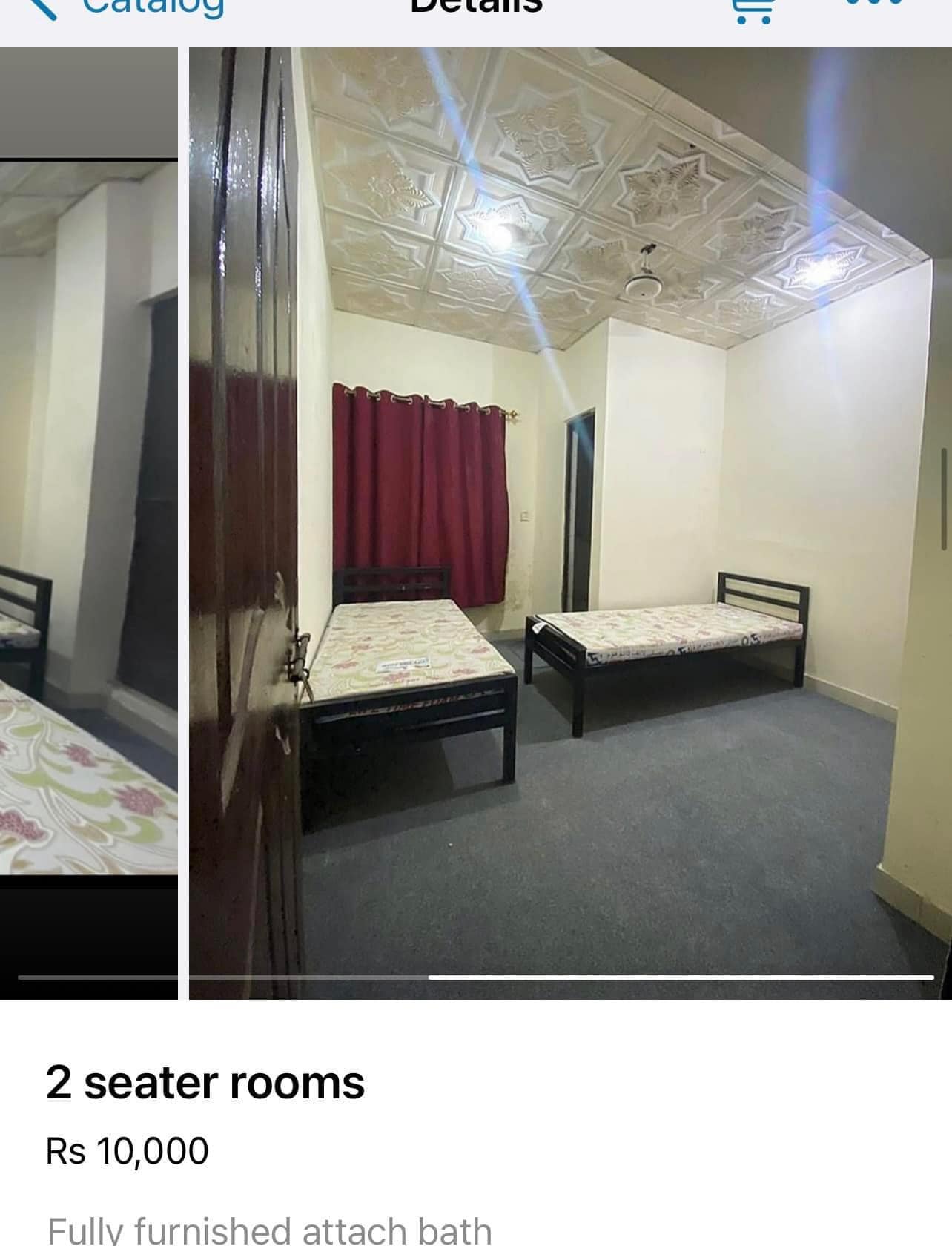 Two Seater Room at Rayan Girls Hostel